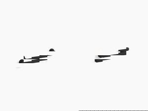 18 in. Towel Bar in Matte Black